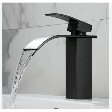Imagem de Torneira Banheiro Gourmet Cascata Slim Misturador Monocomando Bica Bai