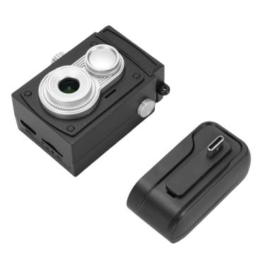 Imagem de Câmera Digital Vintage, Foto de 2MP de 1080p Hd Vlogging, Com Chaveiro e Pulseira, Compacto Portátil para Estudante Adolescente Menino