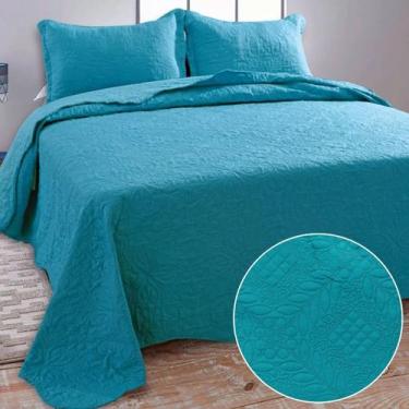 Imagem de Kit Colcha Queen Ultrasonic Dyuri Jolitex Cobre Leito Dupla Face 220x2