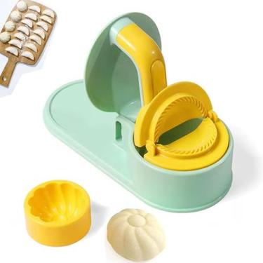 Imagem de Maquina de Modelar Pastel Massa Bolinho Gyoza Molde Ravioli Casa Cozin