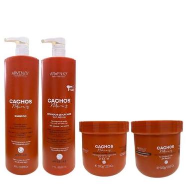 Imagem de Kit Arvensis Professional Cachos Naturais -Shampoo 1L + Ativador De Ca