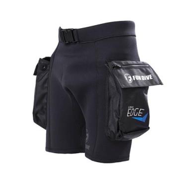Imagem de Short De Neoprene Com Bolsos Laterais Para Mergulho Técnico - FUN DIVE