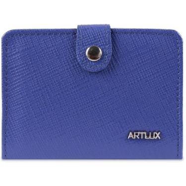 Imagem de Mini Carteira Artlux em Couro 917, Azul