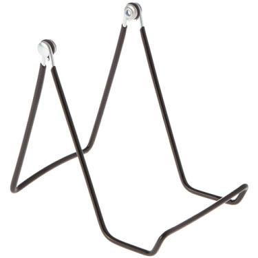 Imagem de GIBSON HOLDERS Cavalete de exibição de fio preto ajustável 6A, 8,9 cm L x 12 cm P x 12 cm A, pacote com 2