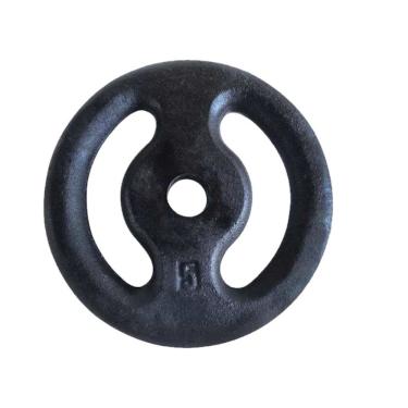 Imagem de Anilha Ferro Fundido Pintada Academia 5,0 Kg