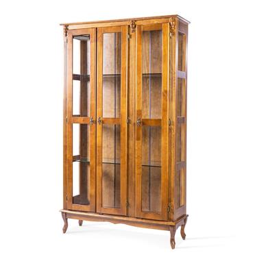 Imagem de Cristaleira Alta Antique 3 Portas 2075 Imbuia - Verniz