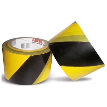 Imagem de Fita Zebrada Para Demarcação De área 70mm X 200m Adere