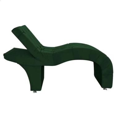 Imagem de Maca Estética Estofada Reclinável Ergonômica Veludo Eliana Verde