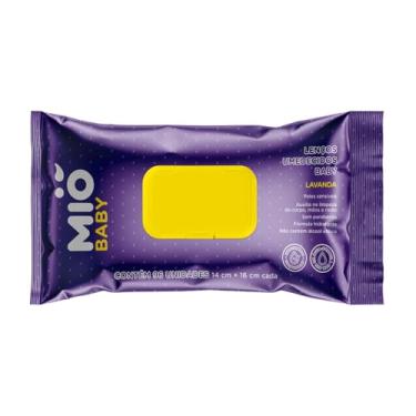 Imagem de Lenço Umedecido Mió Baby Lavanda com 96 Unidades