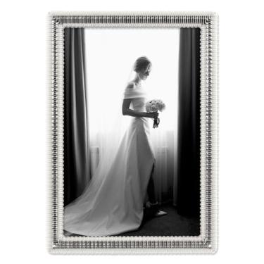 Imagem de Lawrence Frames Moldura de fita fundida 10 x 15 cm - metal prateado