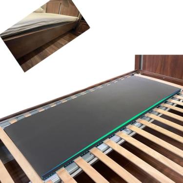 Imagem de Suporte de colchão de esponja de alta densidade 50D – placa de cama preta de 5 cm de espessura para debaixo do colchão, almofada de suporte firme para consertar camas caídas e afundadas (2,5 a 5 cm de