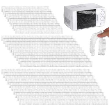 Imagem de CoscosX 90 Peças De Capas Protetoras Contra Poeira Para Pequenos Eletrodomésticos Cozinha, Capa Plástico Descartável Espessada Com Elástico Transparente Torradeira, Liquidificador Panela Pressão, Fr