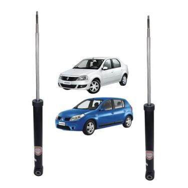 Imagem de Amortecedores Traseiros Kayaba Esquerdo + Direito Sandero 2007 A 2014 