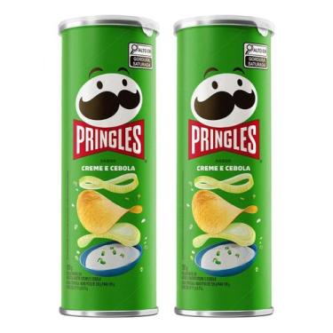 Imagem de Kit 2 und Batata Pringles Creme e Cebola 109g