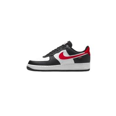 Imagem de NIKE Air Force 1 '07 Next Nature Tênis masculino, Black University Vermelho Branco 002, 11 UK