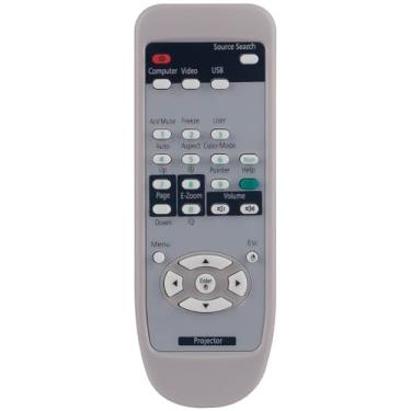 Imagem de Controle remoto de substituição compatível com projetor Epson EMP-830 EMP-835 EMP-1815 EMP-1830 EMP-7800 EMP-7950 EMP-8300 PowerLite 1220 1260 S7 S9 W7 X9 VS200