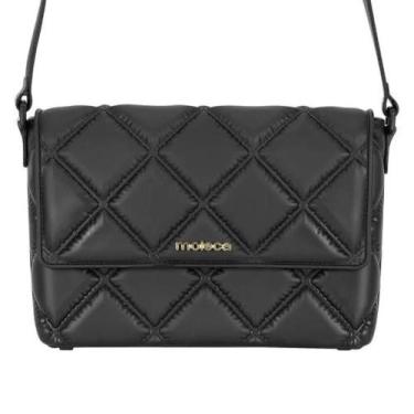 Imagem de Bolsa Moleca Feminina Estilosa Tiracolo Preta Pequena, UN, Preto