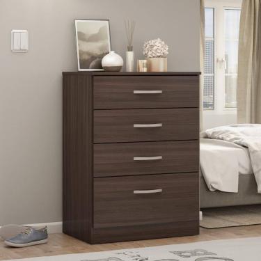 Imagem de Comoda Moderna 4 Gavetas Andes Cafe Touch