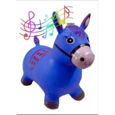 Imagem de Brinquedo Infantil Cavalinho Upa Upa Brinquedo Pula Pula Musical - Bri