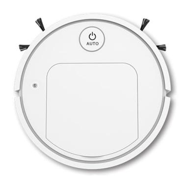 Imagem de DMXGJD Aspirador de pó robô 4 em 1 2025 com umidificação por spray purificador de ar, aspiradores robóticos silenciosos, máquina de varrer de limpeza automática recarregável por USB, branco - 25 x 25