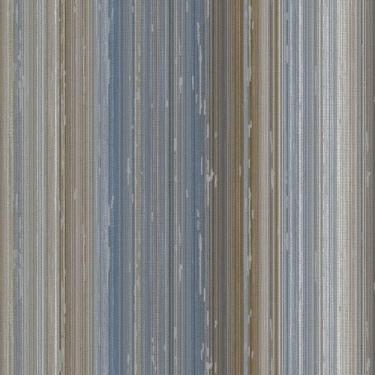 Imagem de Papel de Parede Vip1048 listras Cinza/Azul - Rolo Fechado de 53cm x 10