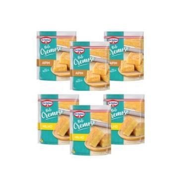 Imagem de Kit Bolo Cremoso 3un de Milho e 3un de Aipim / Mandioca - Dr. Oetker 
