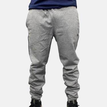 Imagem de Calça Moletom Rainha Pannels Movement Masculino, Cinza, M, Masculino