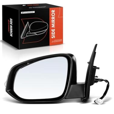 Imagem de A-Premium Espelho Retrovisor Elétrico Lateral Do Motorista - Compatível Com Toyota Rav4 2013, 2014 E 2015, Aquecido, Dobrável, Manual, Seta, Branco, Visão Traseira Externa