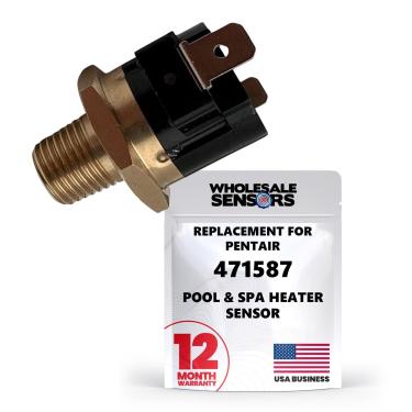 Imagem de Pentair 471587 Sensor de Termostato Hi Limit Substituição MiniMax Aquecedor de Piscina e Spa Garantia de 12 meses