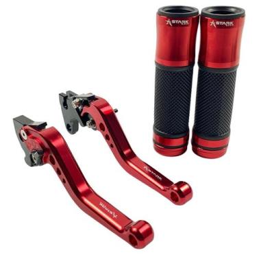 Imagem de Kit Manete Manopla Esportivo Xt 225 Xt660r Dt 200 Tdm 25 Todas - Stark