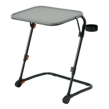 Imagem de Mesa Ajustavel Para Laptop 38X53X70 Cm Cinza - Just Home Collection