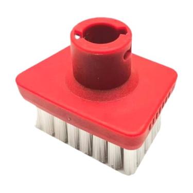 Imagem de AFXGUSD Escova de vapor portátil para SC5 Acessórios resistentes Peças de reposição Limpador a vapor Cabeça de varredura para trilhos de porta de carros, Pp White F