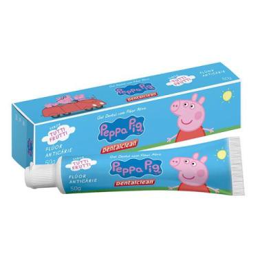 Imagem de Gel Dental Infantil Dentalclean Peppa Pig com Flúor Sabor Tutti Frutti