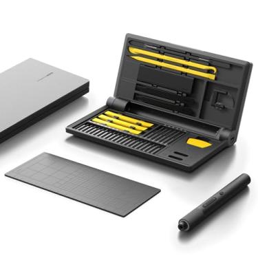 Imagem de Kit Ferramentas de Precisão com Parafusadeira Elétrica Hoto Pro Cinza 26 Bits QWLSD012