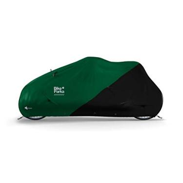 Imagem de BikeParka Capa Para Bicicleta De Carga - Proteção Durável E À Prova D'Água Bicicletas 2 3 Rodas Com Compartimentos Trava Dupla, Ajuste Ajustável, Bolsa Transporte Objetos Acoplável Em Tecido Ripstop