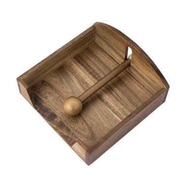 Imagem de Porta-Guardanapo Home Style Acácia 19 cm, MARROM