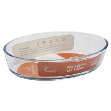 Imagem de 3uni Travessa Oval 1,6L Doces Assados Forno Airfryer Microondas - Casa