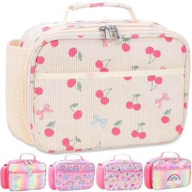 Imagem de RHCPFOVR Lancheira infantil – Lancheira isolada para meninos e meninas, lancheira lavável e reutilizável à prova de vazamento para escola e creche