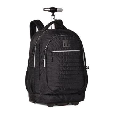 Imagem de Mochila De Rodas Escolar Viagem Passeio -CLIO PACKS, PRETA