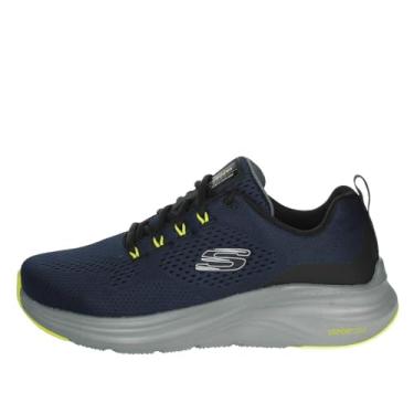 Imagem de Skechers Oxford de espuma de vapor masculino, Azul marinho/limão, 7.5
