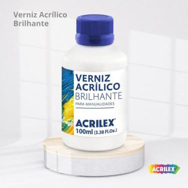 Imagem de Verniz acrilico brilhante - pet/100ml sem cor - ACRILEX