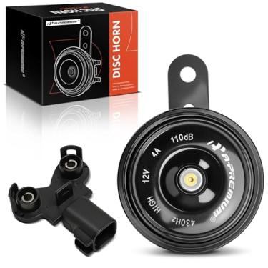 Imagem de A-Premium Buzina de disco de carro elétrico compatível com Chevrolet Malibu, Cruze, Camaro, Captiva, Aveo e Ford Focus, Edge, Mustang, Fiesta e Volvo XC60, XC90, S60L, S80L, C70, C30, S40, V40, V60 e