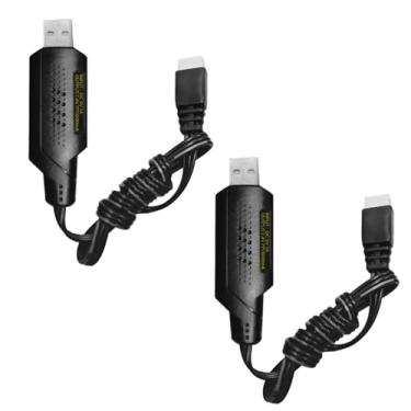 Imagem de sea jump 2 peças 2S 7,4V 1A Cabo de carregamento USB adequado para baterias Lipo 7,4V 2S com conectores XH-3P para carros RC, navios, drones, pistolas de ar, caminhões, veículos de engenharia e