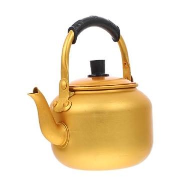 Imagem de 1 Unidade Bule Para Água Fervida Jarro De Água Quente Bule Rústico Fogão De Chaleira Bule De Chá Assobiando Chaleira Coreana Vinho De Arroz Coreano Bule Antigo Rural Viagem Buzinar