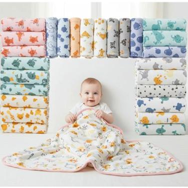 Imagem de Manta de bebê Cobertor do Bebe Mantinha Microfibra Estampada para Kit 