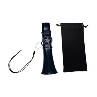 Imagem de menolana Flauta Kazoo Flauta de Boca Acompanhamento Único com Bolsa de Armazenamento Presente Prático Bom Brinquedo de Companheira para Teclado Piano, Preto