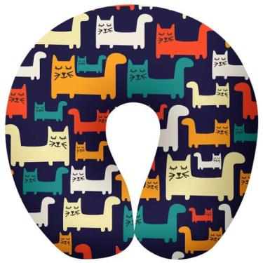 Imagem de Almofada Travesseiro Encosto De Pescoço Anatômico 35x35 CM - Vitor Bor