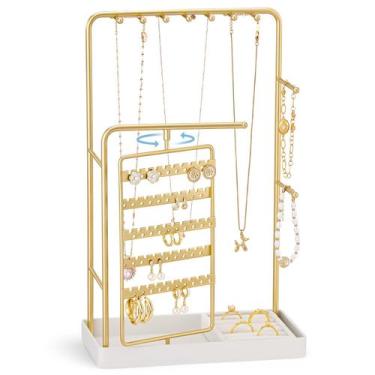Imagem de Organizador de joias ProCase Jewelry Display Stand Holder Gold