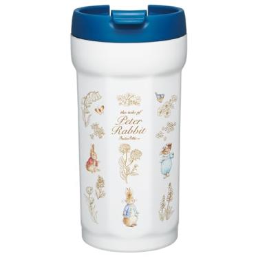 Imagem de Skater SMVO4-A Copo octogonal de aço inoxidável com tampa, 350 ml, térmico, isolado a frio, trava de aba, Peter Rabbit