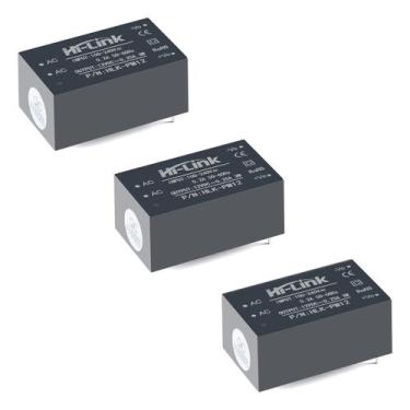 Imagem de Módulo de alimentação isolado AC-DC HLK-PM12 220V a 12V (3PCS) - EC Bu